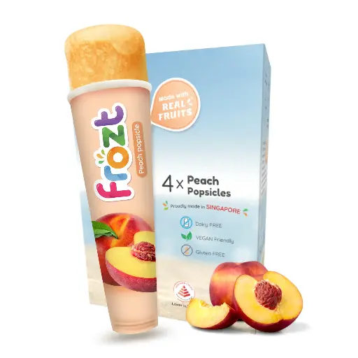 Frozt Peach Multipack of 4 Popsicles