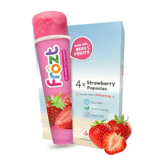 Frozt Strawberry Multipack of 4 Popsicles