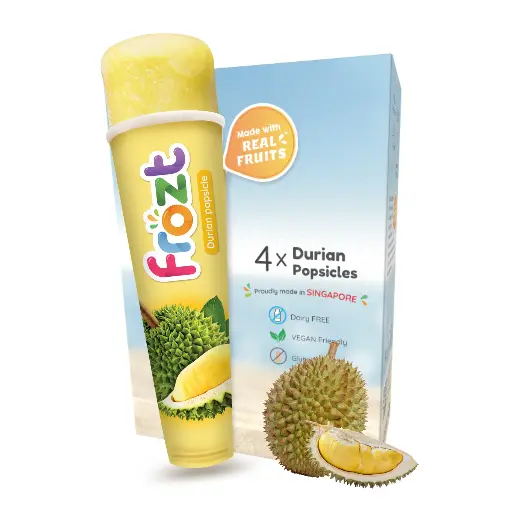 Frozt Durian Multipack of 4 Popsicles