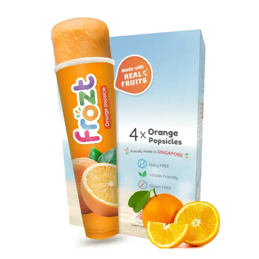 Frozt Orange Multipack of 4 Popsicles