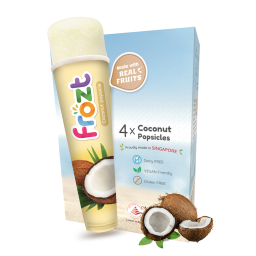 Frozt Coconut Multipack of 4 Popsicles